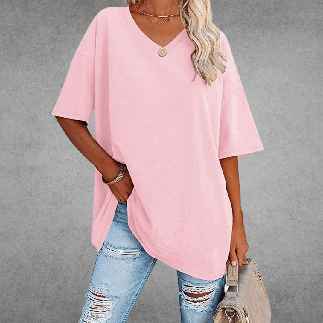 Franziska Oversize V-Neck T-Shirt
