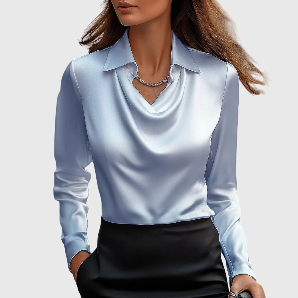 Emma Cowl Neck Long Sleeve Top