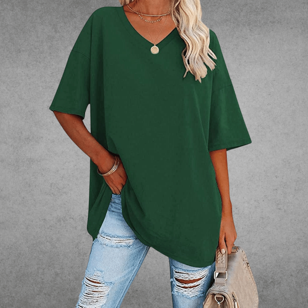 Franziska Oversize V-Neck T-Shirt