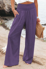 Johanna High-Waist Wide-Leg Pants