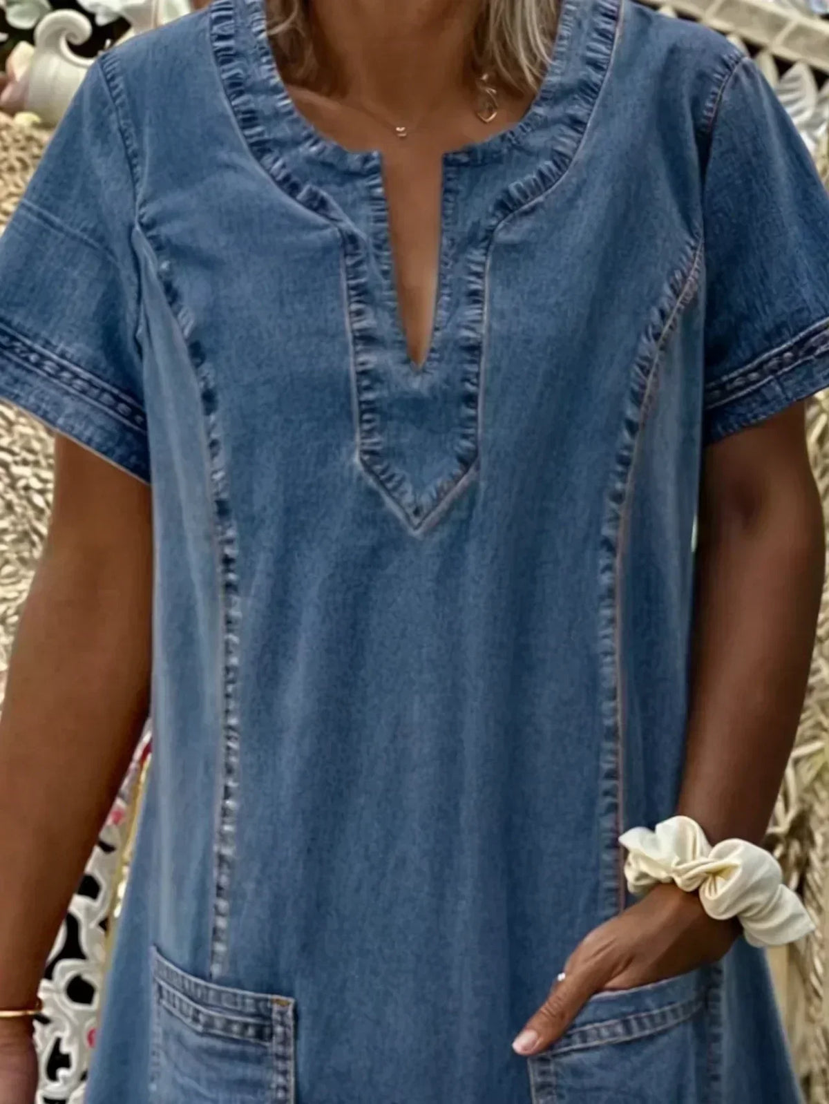 Nicole Casual Summer Dress with Pockets