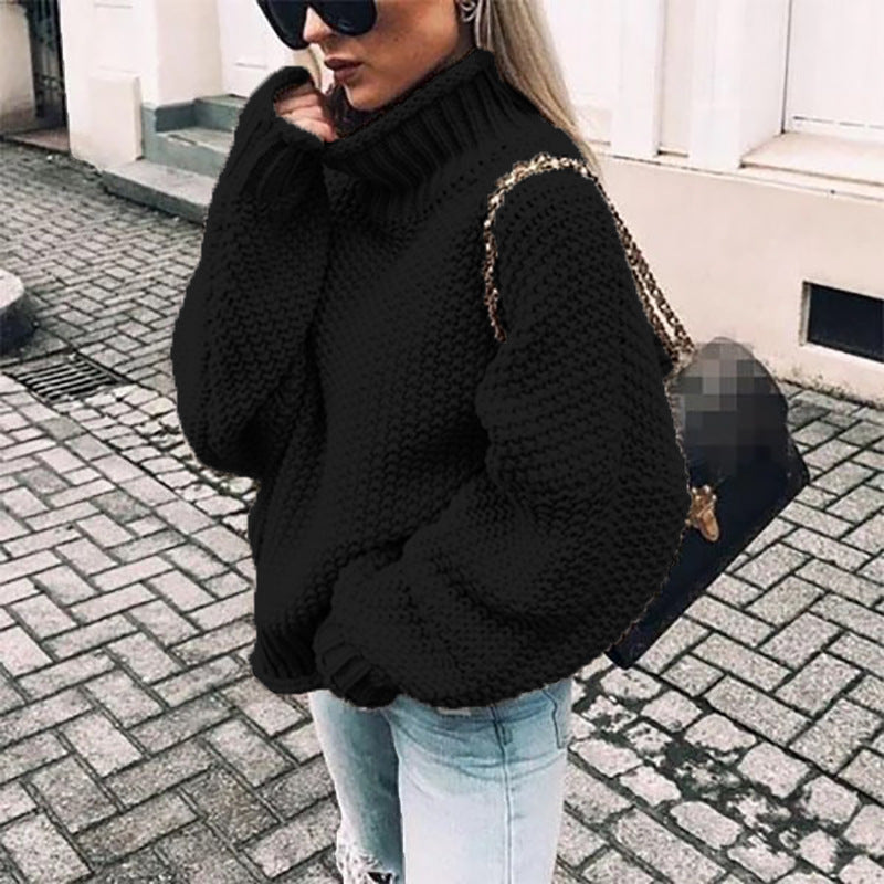 Elisa Chunky Turtleneck Sweater