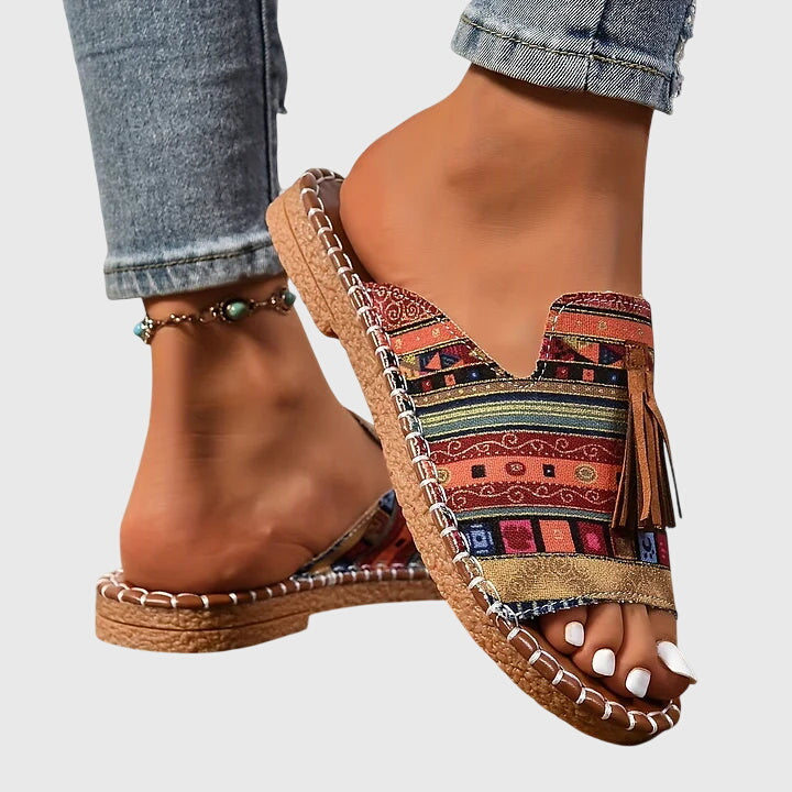 Lorraine | Comfortable Flat Sandals