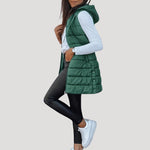 Martina Quilted Hooded Vest