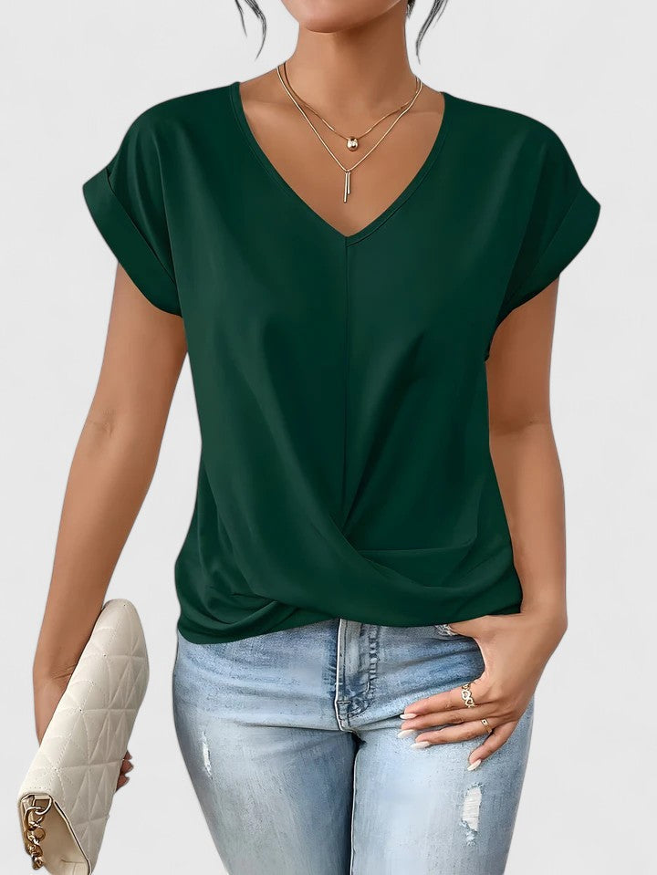 Mahrianne | V-Neck Casual Top, women's top – view 5