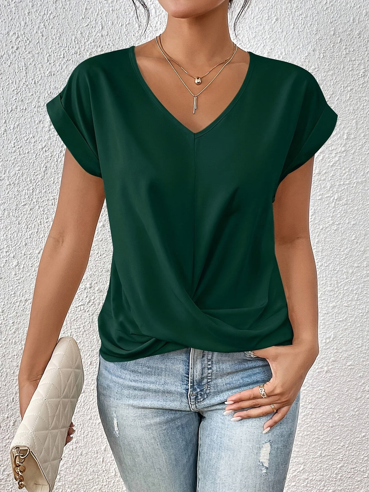 Cleo Sweetheart Neck T-Shirt