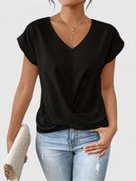 Mahrianne | V-Neck Casual Top, women's top – view 2