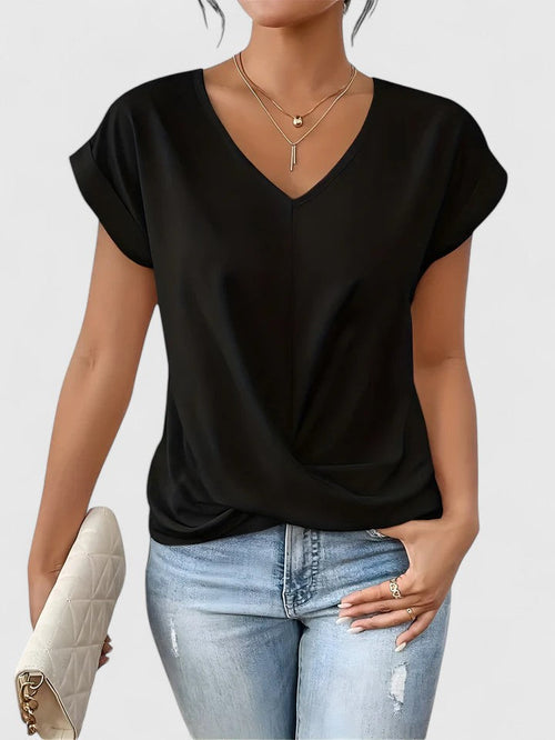 Mahrianne | V-Neck Casual Top