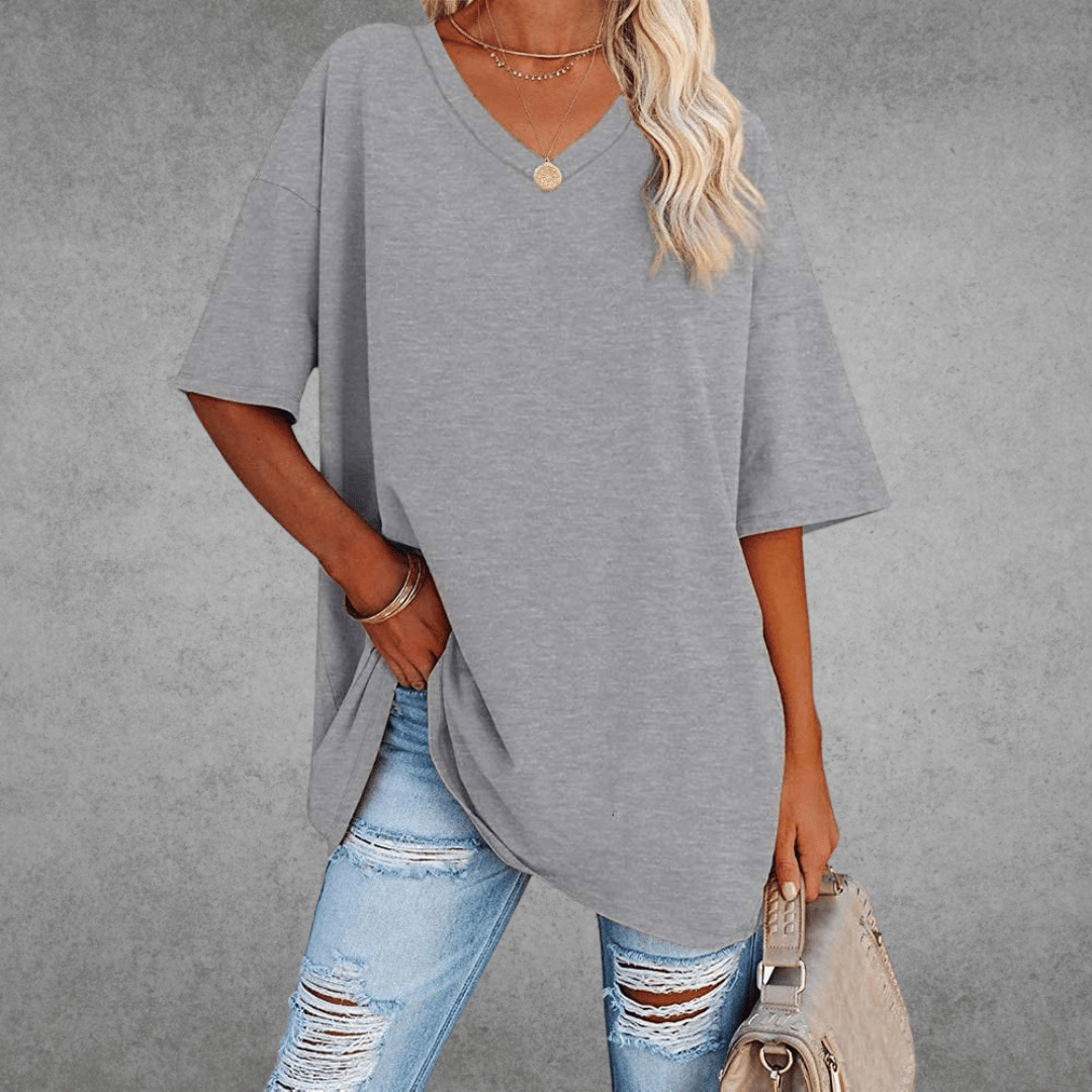 Franziska Oversize V-Neck T-Shirt