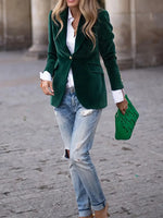 Sabina Classic One-Button Blazer