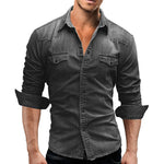 Erich Casual Button-Front Pocket Shirt