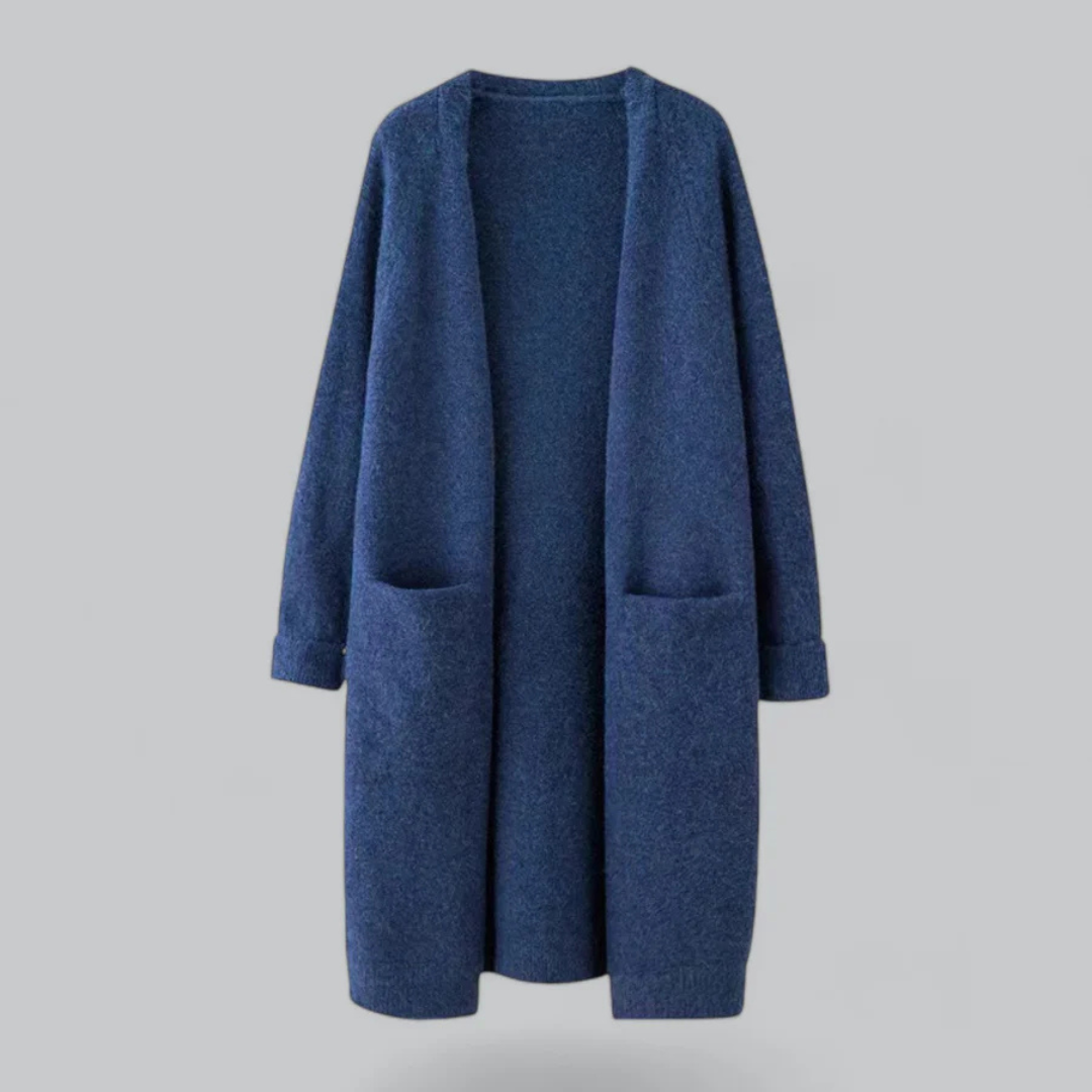 Daniela Open-Front Knit Cardigan