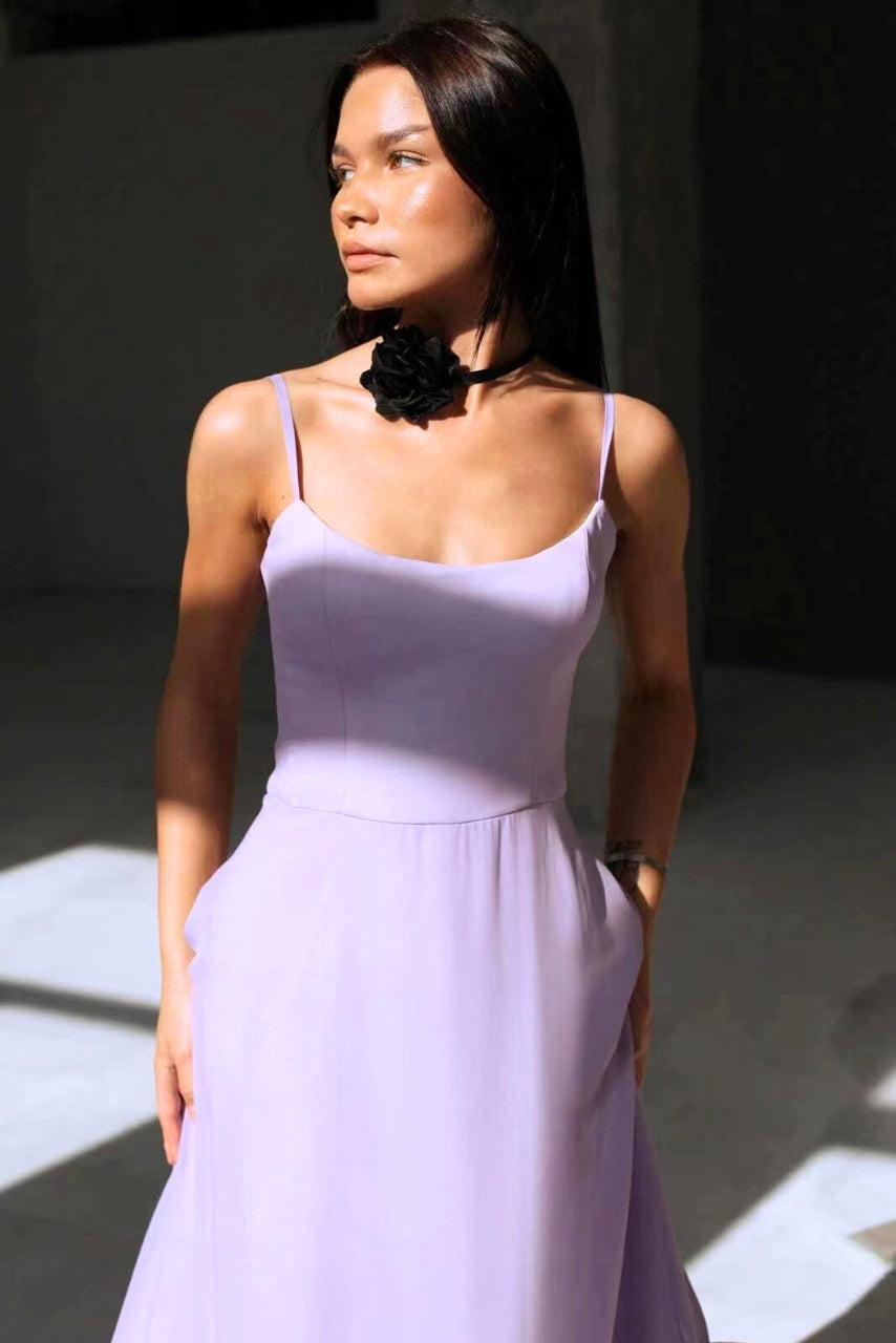 Jasmin Ruffle Hem Wedding Guest Dress