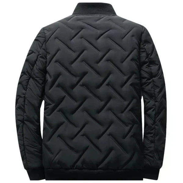 Theo Quilted Jacket with Stand Collar