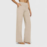 Nadine Wide-Leg Lounge Pants with Stretch Waistband