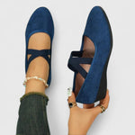 Claudia Orthopedic Cross-Strap Ballet Flats