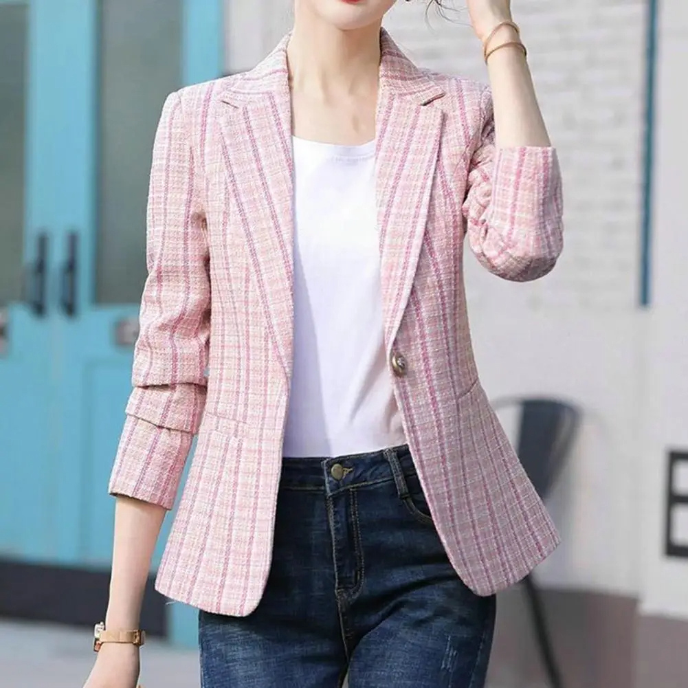 Anna One-Button Office Blazer
