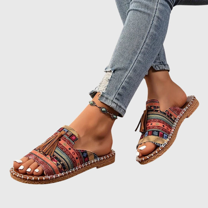 Lorraine | Comfortable Flat Sandals