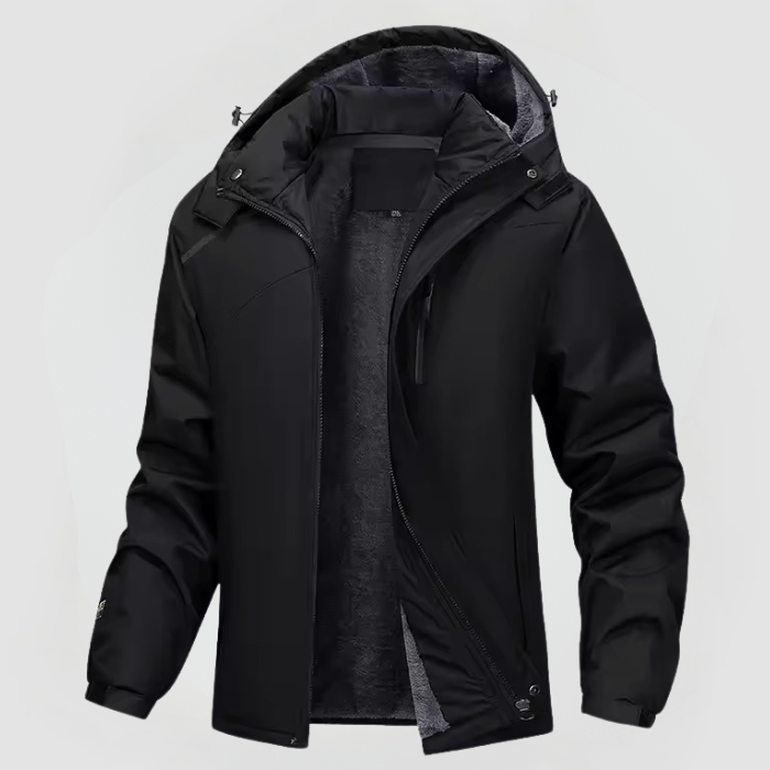 Hendrik Hooded Zip-Up Winter Jacket