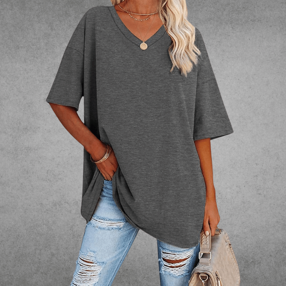 Franziska Oversize V-Neck T-Shirt