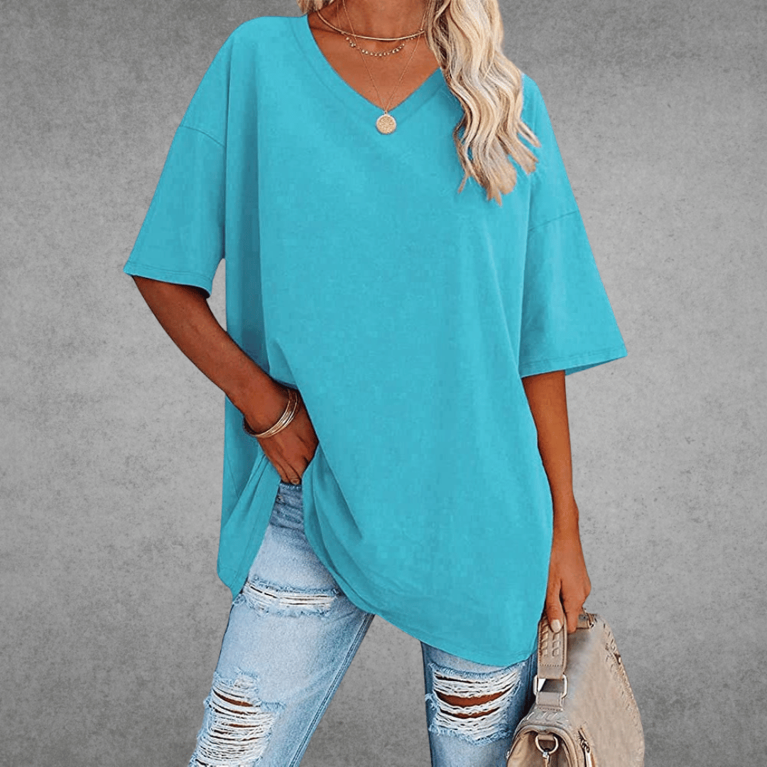 Franziska Oversize V-Neck T-Shirt