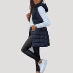 Martina Quilted Hooded Vest