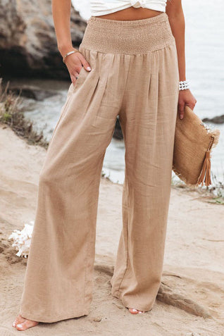 Johanna High-Waist Wide-Leg Pants