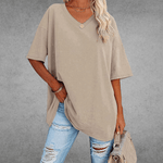 Franziska Oversize V-Neck T-Shirt