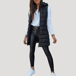 Martina Quilted Hooded Vest