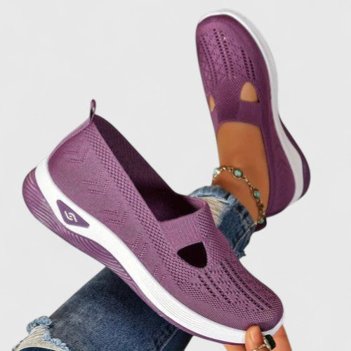 Regine Slip-On Breathable Mesh Walking Sneakers