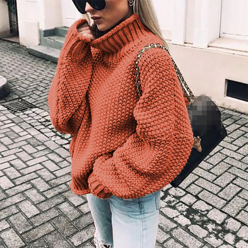 Elisa Chunky Turtleneck Sweater
