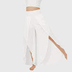 Magdalena Wide-Leg Boho Slit Pants