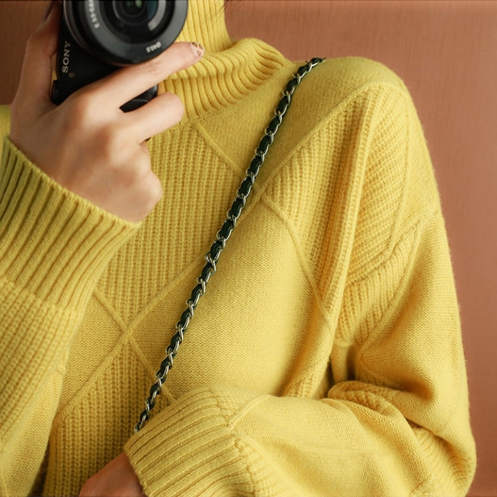 Natalie Cozy Cable Knit Turtleneck Sweater