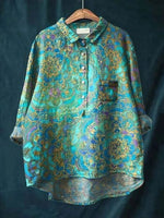 Monette | Floral Blouse, women's blouse – view 4