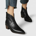 Nicole Block Heel Ankle Boots