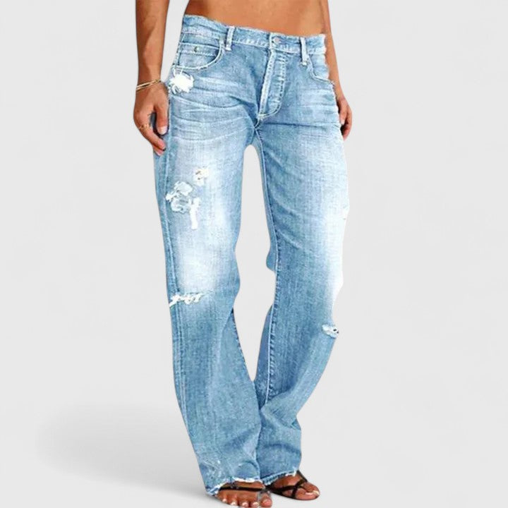 Frieda Loose-Fit Vintage Wash Jeans