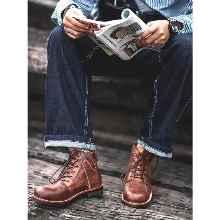 Friedrich Lace-Up Ankle Boots