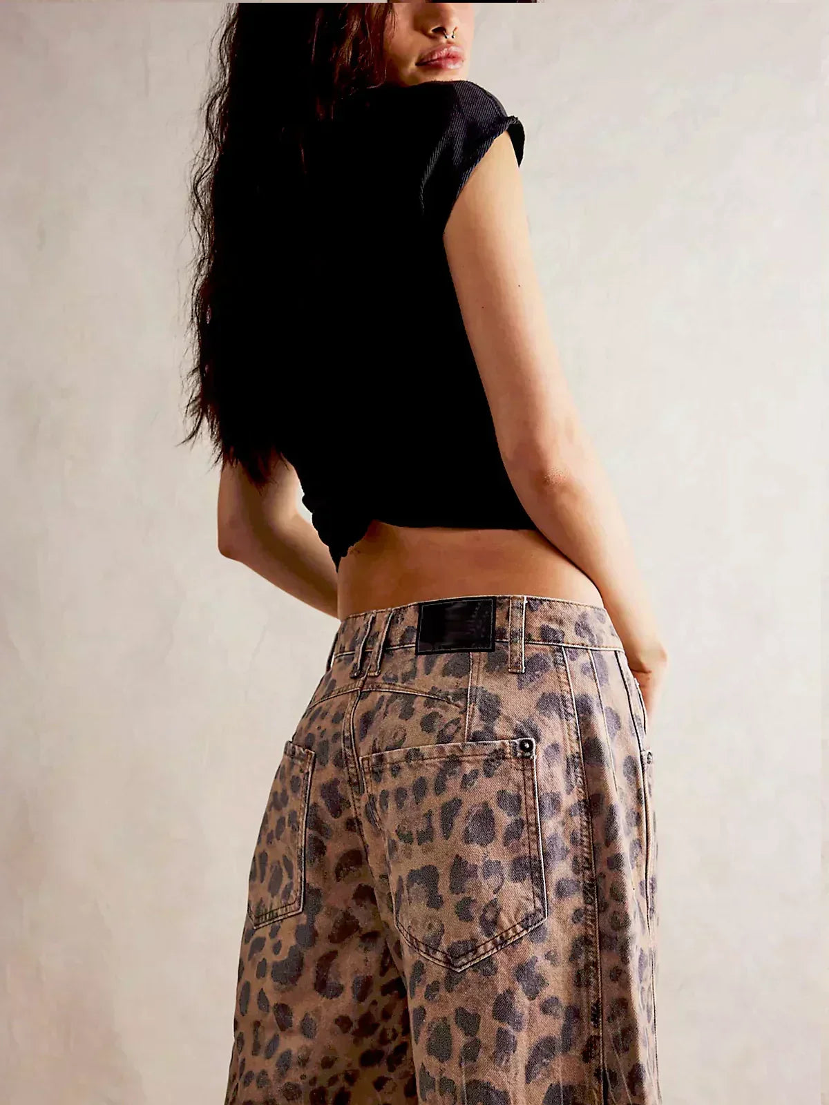 Gabriela Printed Wide-Leg Jeans