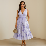 Claudia Flowing Sleeveless Summer Maxi Dress