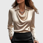 Emma Cowl Neck Long Sleeve Top