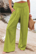 Johanna High-Waist Wide-Leg Pants