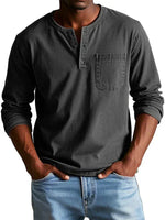 Philipp Long-Sleeve Henley Shirt