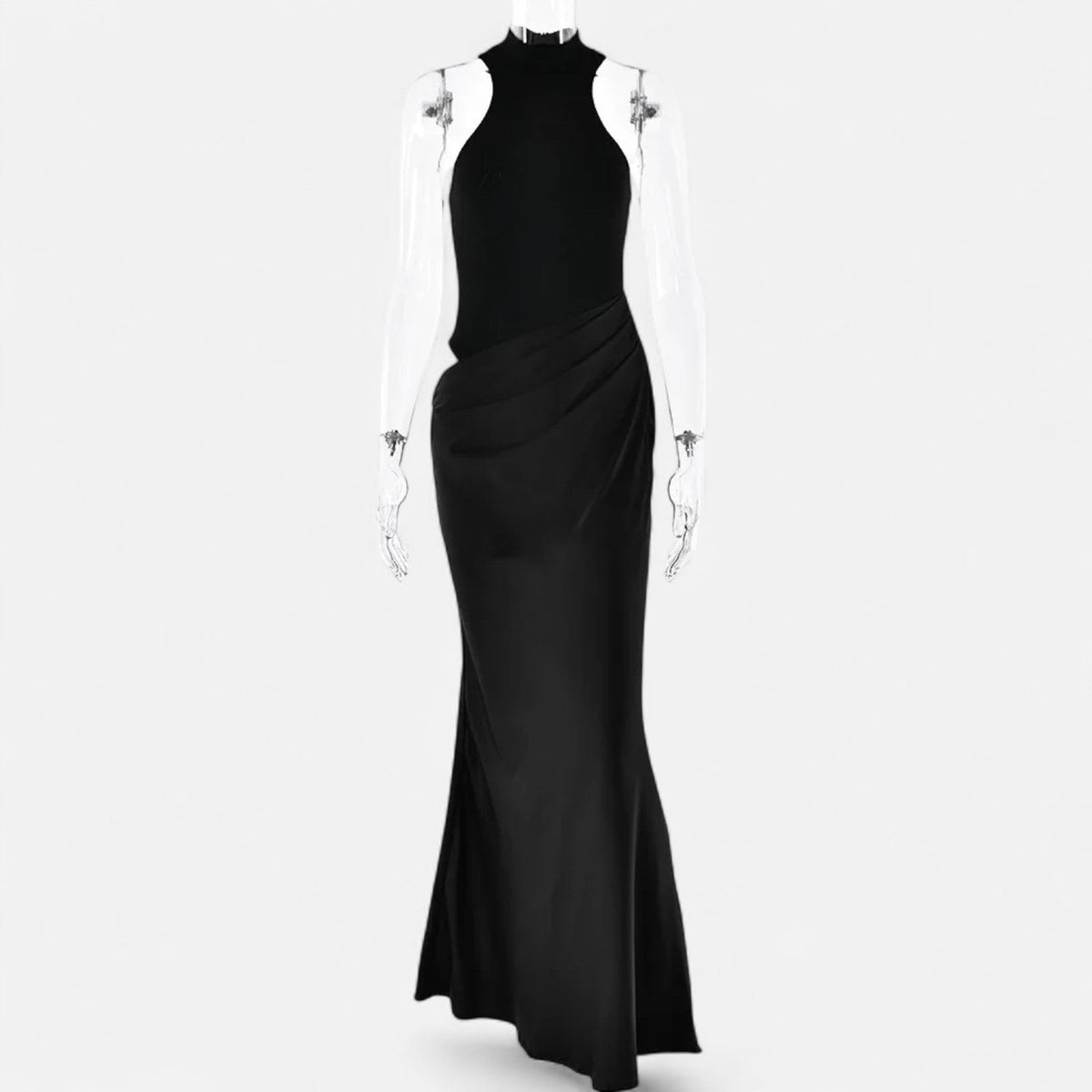 Kerstin Cut-Out Halter Maxi Dress