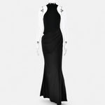 Kerstin Cut-Out Halter Maxi Dress