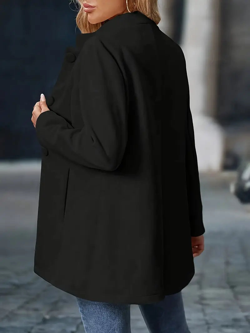 Sofia Button-Front Winter Coat