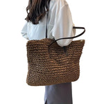 Laura Spacious Woven Beach Tote