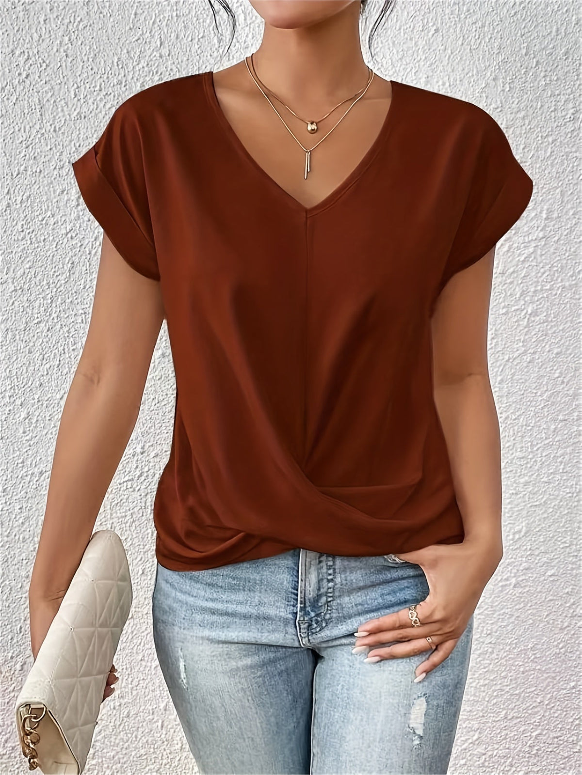 Cleo Sweetheart Neck T-Shirt