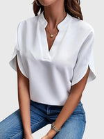 Beatrix | Soft And Elegant V-Neck Shirt, women's shirt – view 1