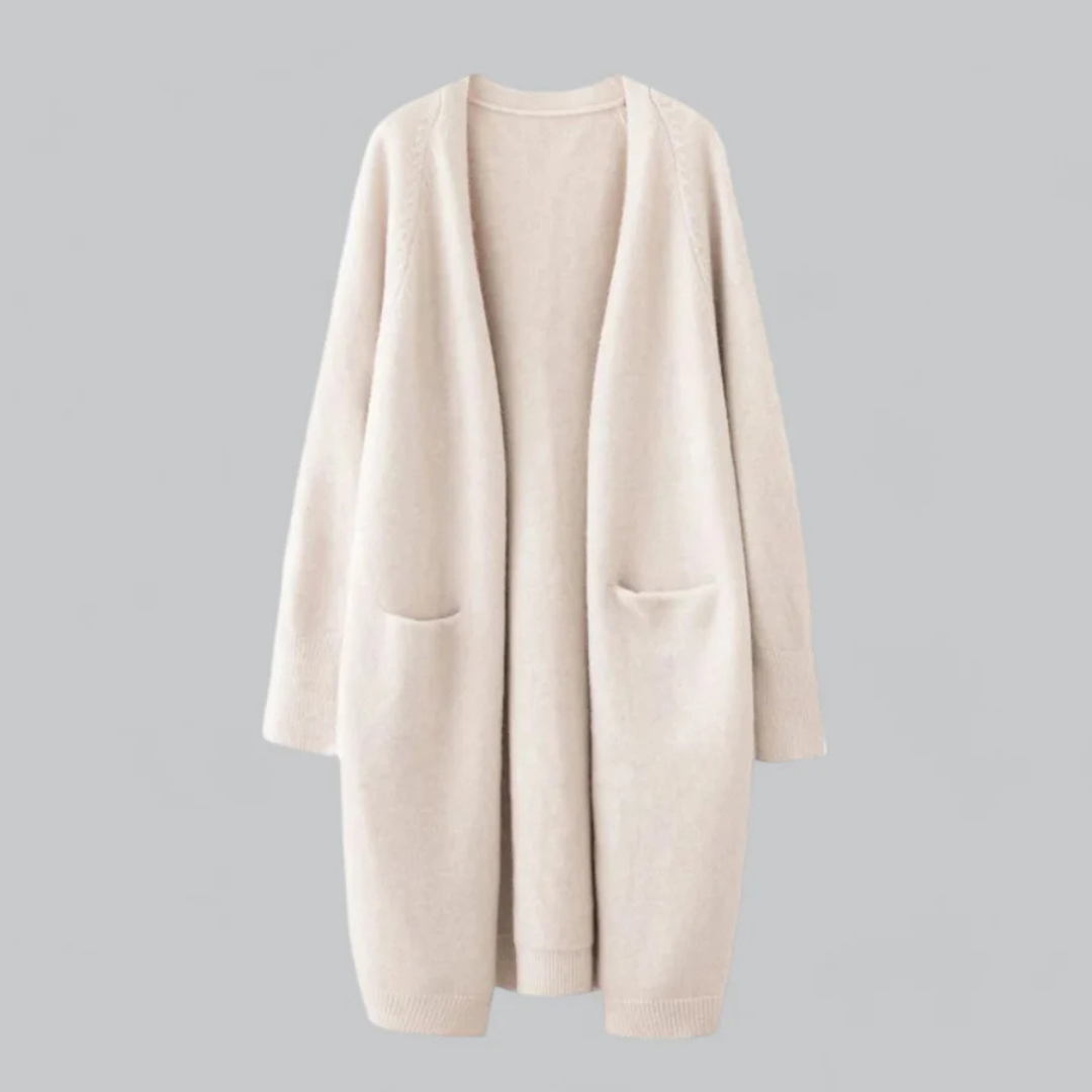 Daniela Open-Front Knit Cardigan