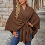 Veronika Cape-Style Top with Front Knot